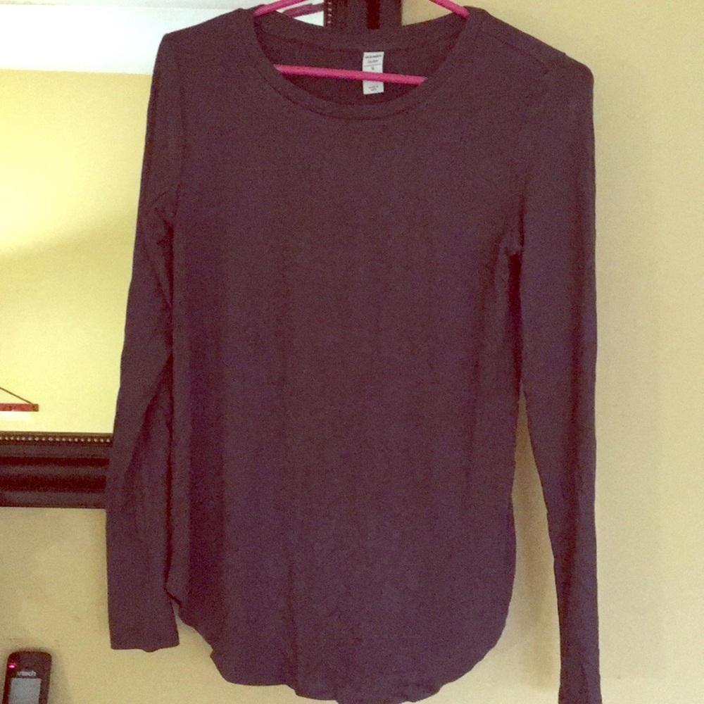 Old Navy gray long sleeve shirt size small